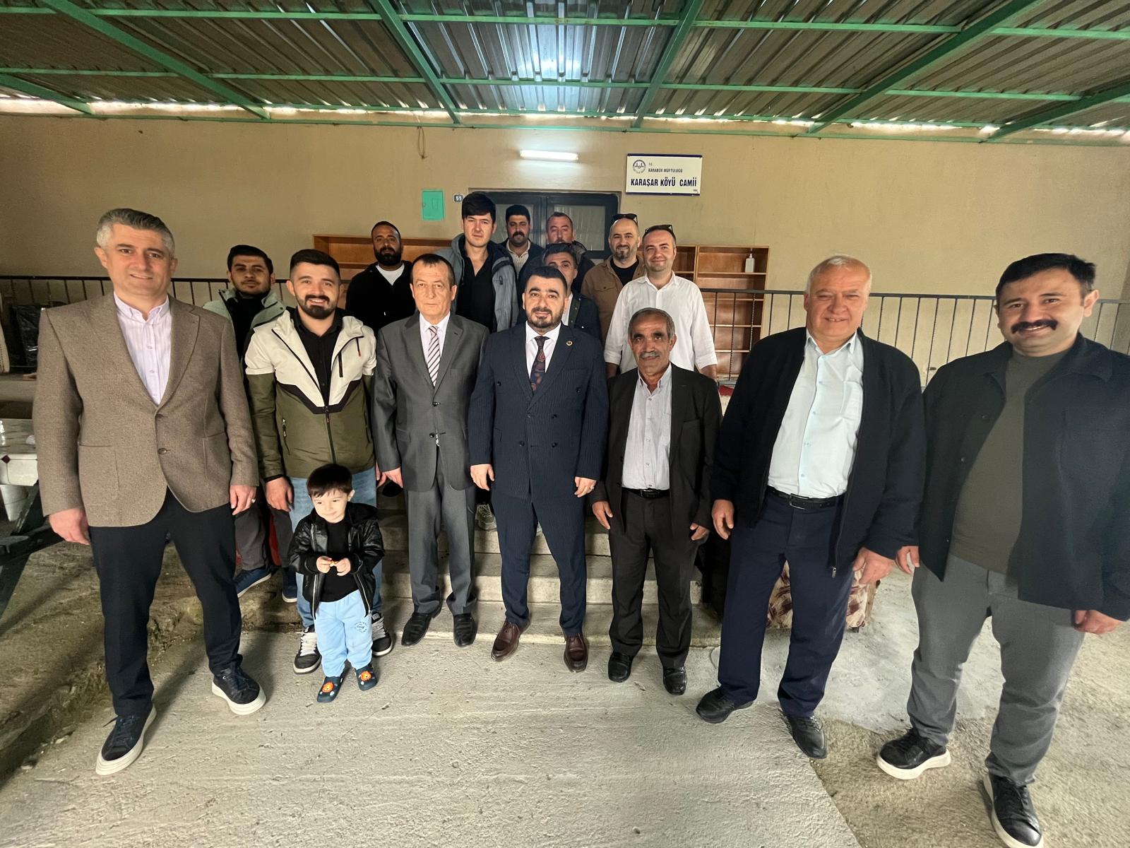 Karaşer Köyü’nde Yol Bakım Çalışmaları Yerinde İncelendi