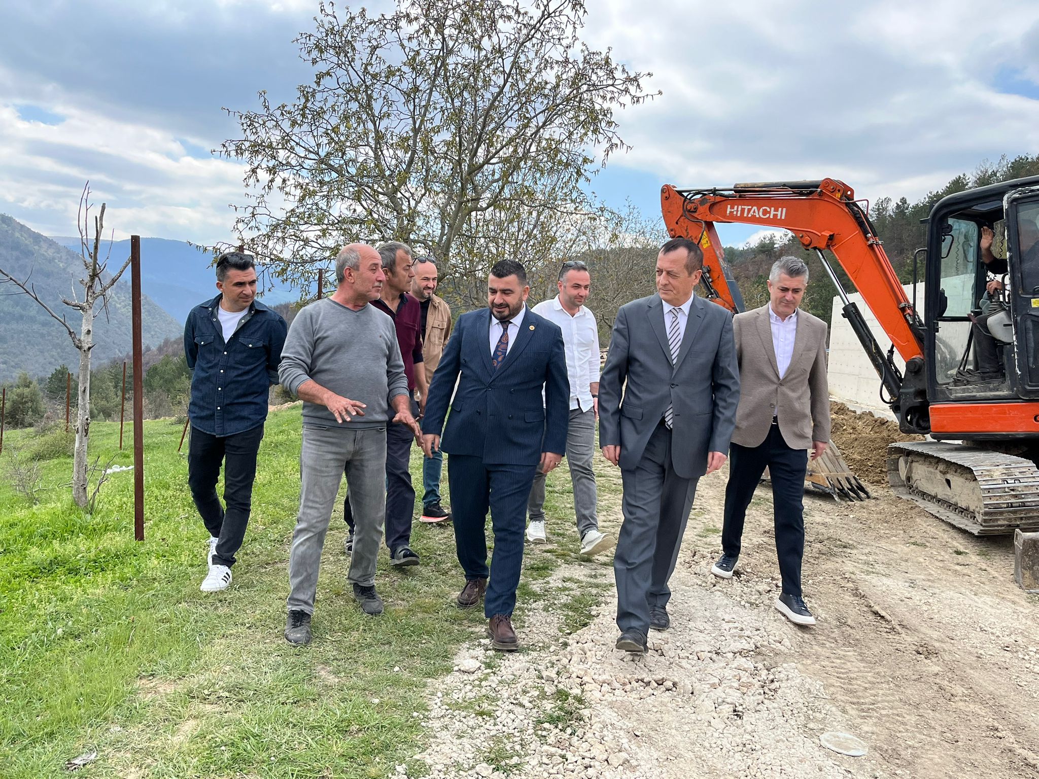 Karabük’te Yangın Sonrası Altyapı Çalışmaları Sürüyor