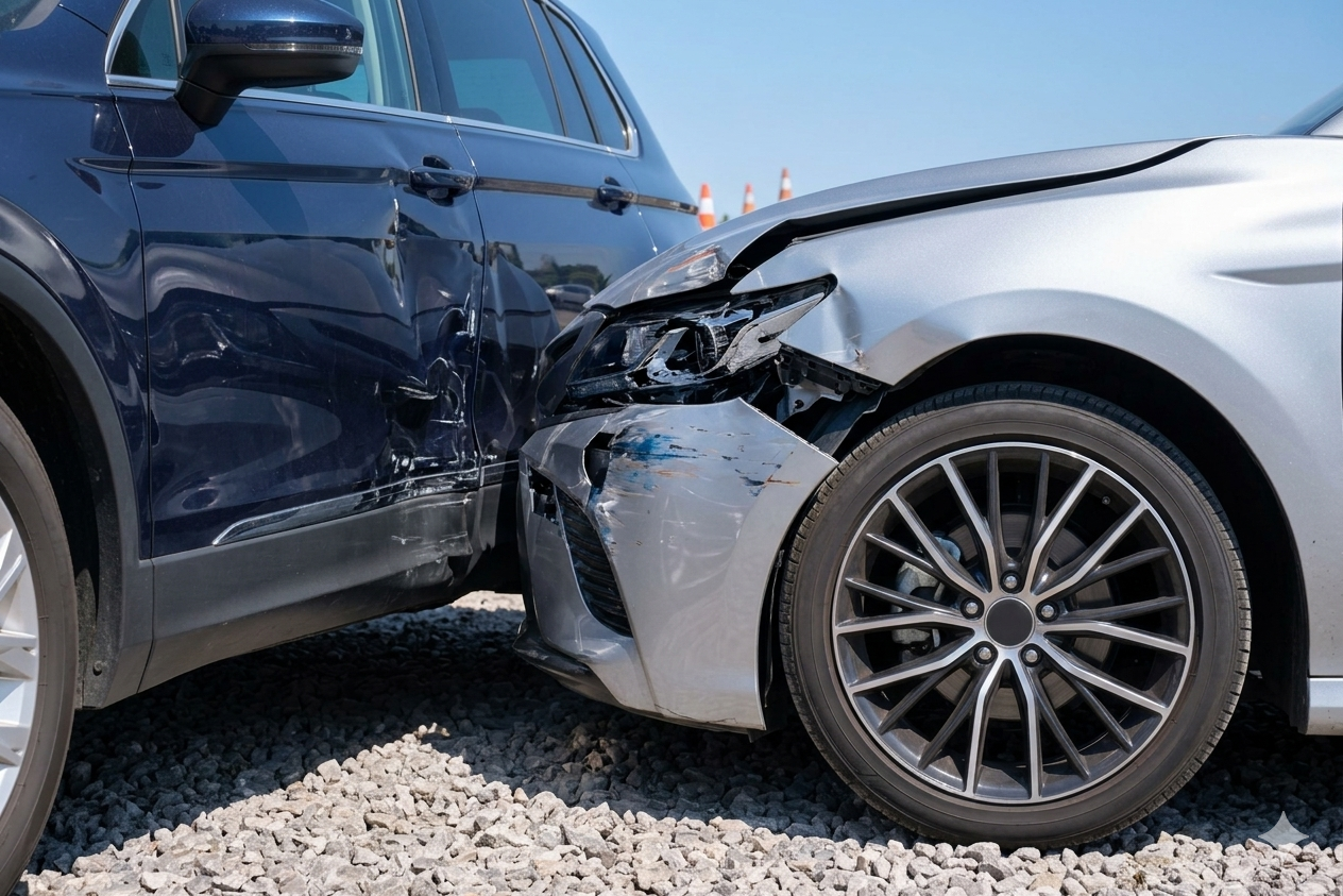 Karabük’te iki otomobilin çarpıştığı trafik kazasında 3 kişi yaralandı.