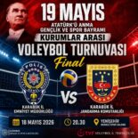 Kurumlar Arası Voleybol Turnuvası’nda Şampiyon Bu Akşam Belli Oluyor