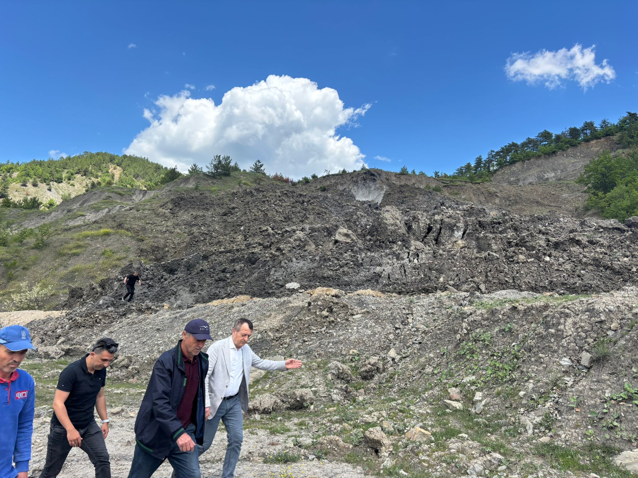 Ovacık’ta Heyelan Bölgesinde İnceleme