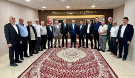 Başkan Özkan Çetinkaya, AK Parti Teşkilatını Belediyede Ağırladı