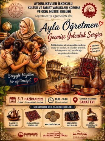 Aydınlıkevler İlkokulu Öğrencilerinden Ayla Öğretmenin Hatırasına Anlamlı Sergi